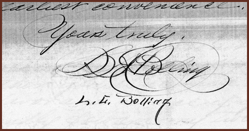 Bolling signature