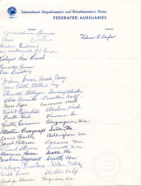 "Depriving any person of an education when facilities are available is a disgrace to a so-called democratic people." Letter from International Longshoremen’s and Warehousemen’s Union Federated Auxiliaries, Oregon, to Governor James Lindsay Almond, Richmond.  June 23, 1961.