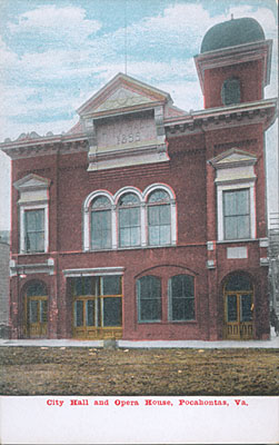 City Hall and Opera House, Pocahontas, Va.