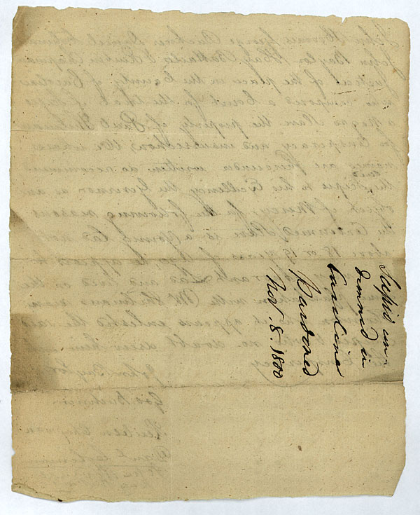 John Hoomes et al. to Governor James Monroe, n.d.