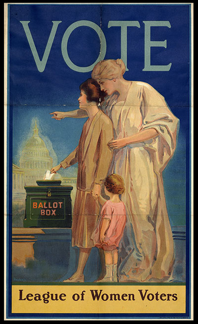 Image of League of Women Voters poster