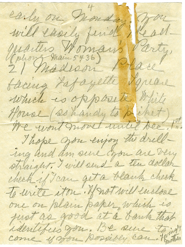 Image of Adams letter page 4