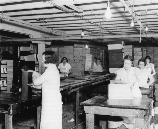 image of women working