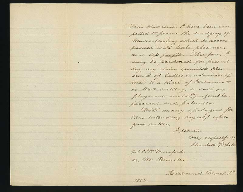 Letter from E.W. White page 2