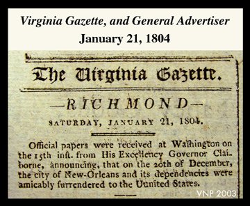 Virginia Gazette and General Advertiser