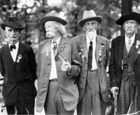 Photograph of four Confederate Veterans