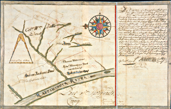 Survey of 765 Acres for Charles Carter