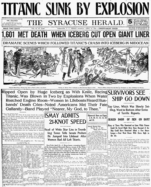 <em>Syracuse Herald</em> April 19th, 1912