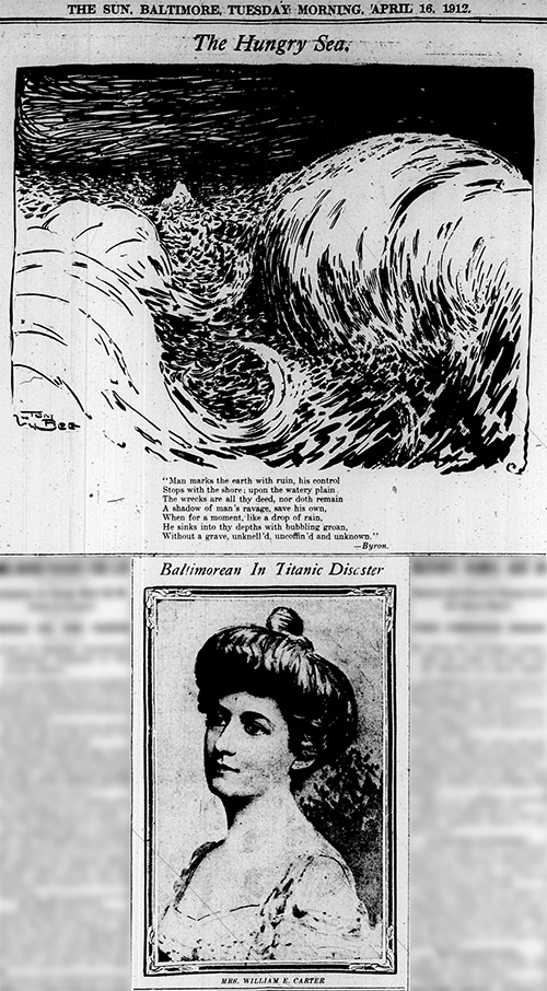 <em>Baltimore Morning Sun</em>; April 18, 1912