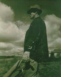 Farmer along Route 52