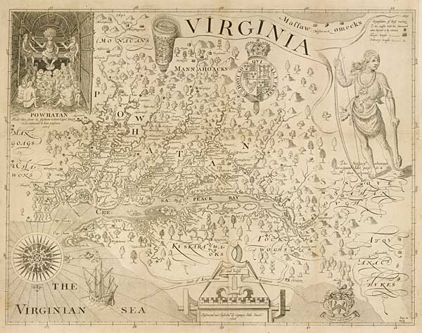 Captayn John Smith Maps Charts Atlases The Alan M Voorhees