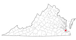 Image depicting location of Newport News, City of