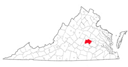 Image depicting location of Powhatan County