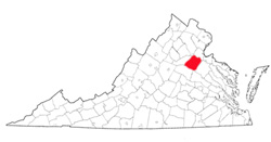 Image depicting location of Spotsylvania County