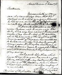 George Washington’s letter, June 17, 1798 (Washington and Lee University)