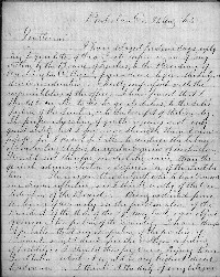 General Robert E. Lee's letter