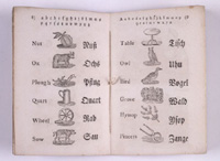 German Alphabet. Image 98-962CT. Picture collection, Library of Virginia.