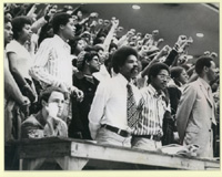 Civil Rights Rally. Virginia State University Archives.