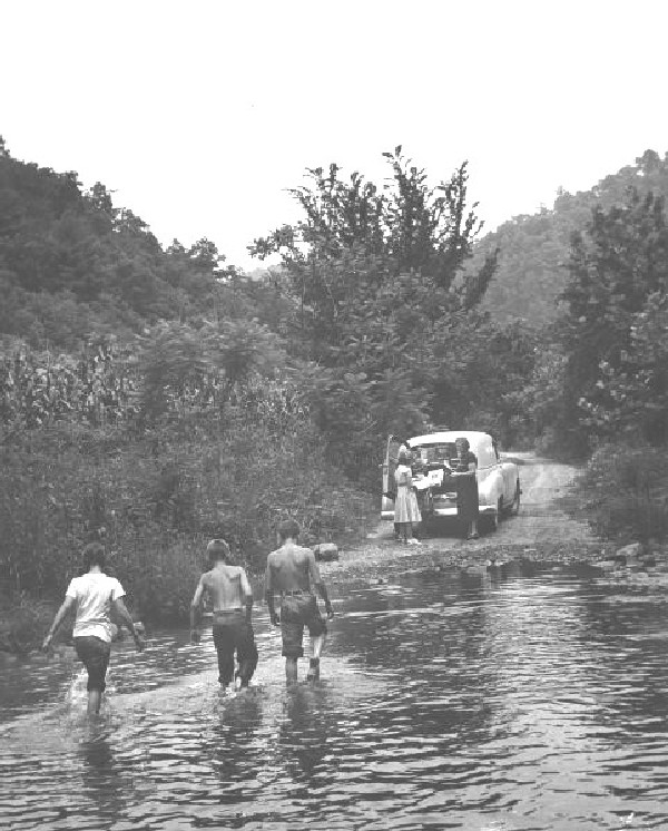 "Wading to the Bookmobile"