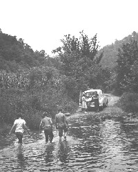 "Wading to the Bookmobile"