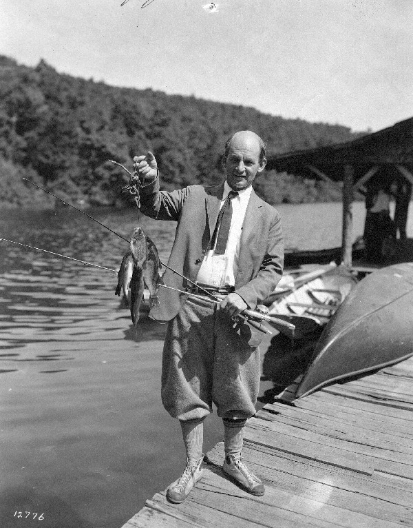 Fishing on Mountain Lake, 1929