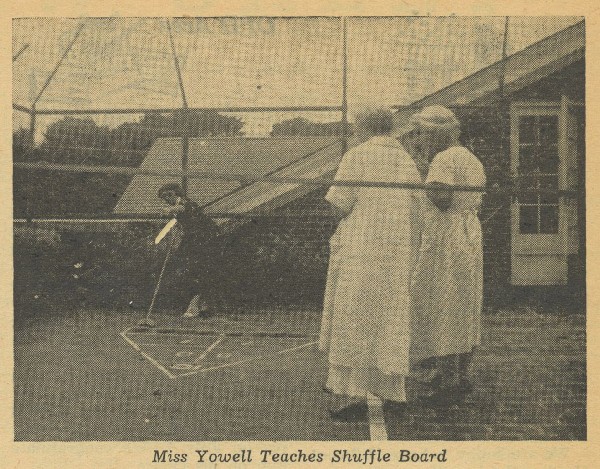 Claude Moore Health Sciences Shuffleboard