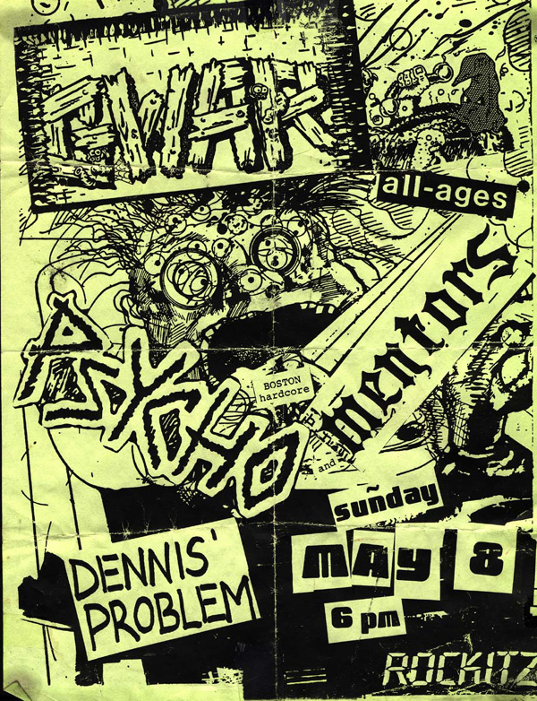 GWAR Flyer for Rockitz rock club