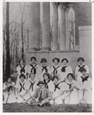Tennis Team, The State Normal School for Women at Fredericksburg. Date: 1914.
