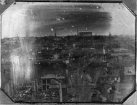 View of Richmond from Church Hill.  Image taken of a daguerreotype. Date: ca. 1854-1856.