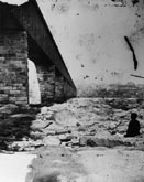 Richmond-Petersburg Railroad Bridge, Richmond, Virginia.
Date: possibly 1871. Photographer: D. H. Anderson. Citation: Cook Collection, Valentine Richmond History Center.