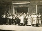 VHS Hine Stearn Silk "Child Workers in the Stearns Silk Factory, Petersburg, Virginia"
Hine, Lewis (Photographer) taken for the National Child Labor Committee, photographic print. Date: date unknown Collection: 1999.149.18, Virginia Historical Society.