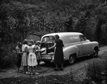 Bookmobile, Montgomery County, Virginia Collection: Earl Palmer Appalachian Photograph and Artifact Collection 1880-1989, Ms89-025, Special Collections, Virginia Tech.