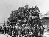 Norfolk and Western Railway yard, Bluefield, West Virginia. Date: June 1929 Collection: Norfolk Southern Corporation