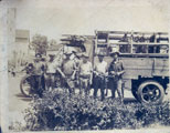 Early telephone installation crew Date: ca. 1910-1919 Collection: Cooper Frye Scott family collection, Thomas Balch Library