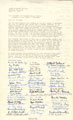 Petition for the fair processing of applications from African-Americans (2 pages) Date: March 1963 Collection: Randolph Macon College, Ashland, Virginia