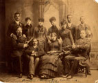 First Graduating Class of Virginia State University Date: 1886 Collection: Virginia State University, Petersburg, Virginia