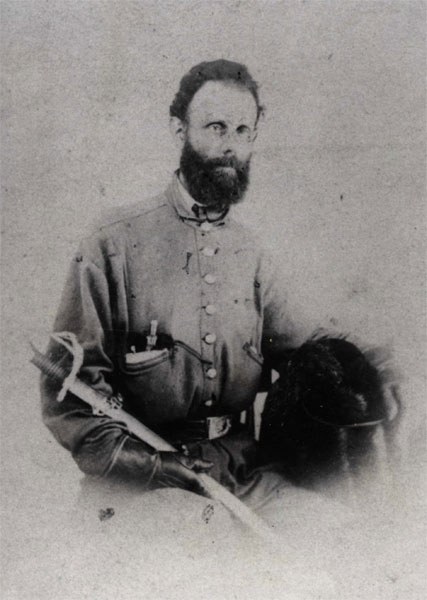 Continental Size Postcard Stuart Civil War J.E.B Sword Confederate Cavalry 