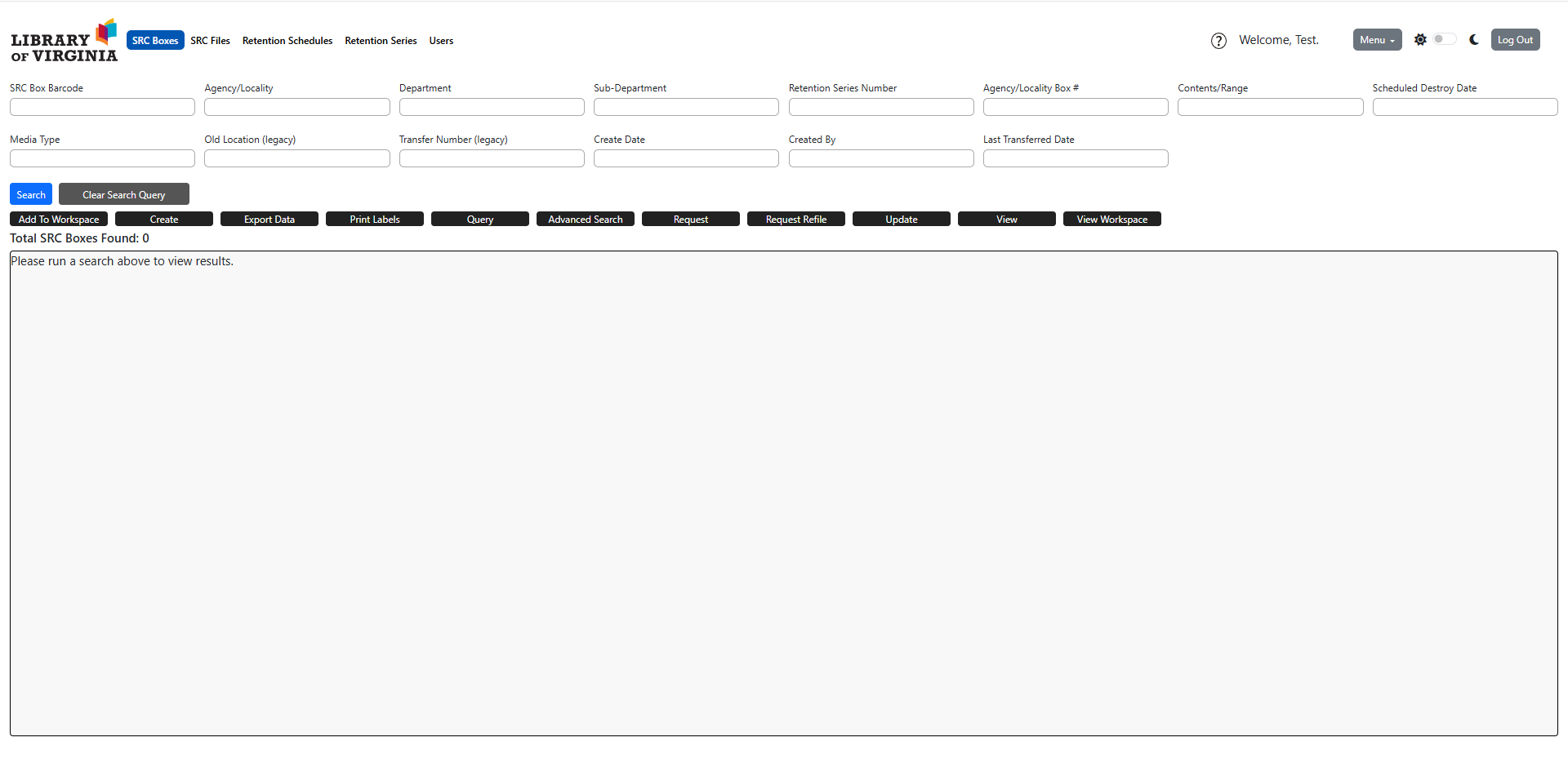 SRC Boxes home page.