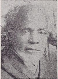 African American man wearing late 19th century attire.