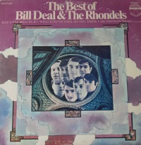 Record album cover with heads of 8 members of Bill Deal and the Rhondels.