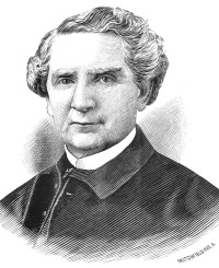 Engraving of a white man wearing late 19th century attire.