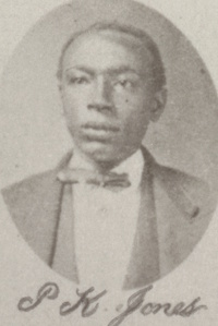 African American man wearing late 19th century attire.
