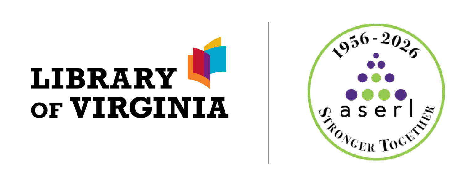Library of Virginia Logo and ASERL logo