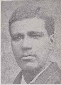 Headshot of an African American man wearing late 19th century attire.