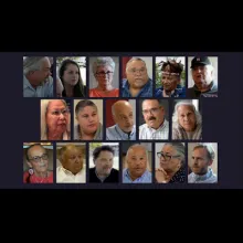 montage of 17 headshots of Virginia tribal members in 3 rows